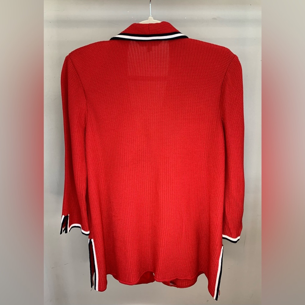 Ming Wang Knit contrast Jacket - Picture 10 of 11